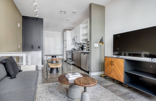 East Cambridge Apartment | Stylish East Cambridge 1BR w/W/D & Gym, nr Lechmere T, by Blueground