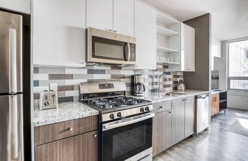East Cambridge Apartment | Stylish East Cambridge 1BR w/W/D & Gym, nr Lechmere T, by Blueground