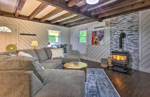 Fairview House | Stylish Fairview Farmhouse Deck and Wishing Well!