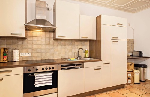 Sigmarszell Apartment | Stylish Holiday Apartment "Tuna" in Old Building Villa, with Mountain View