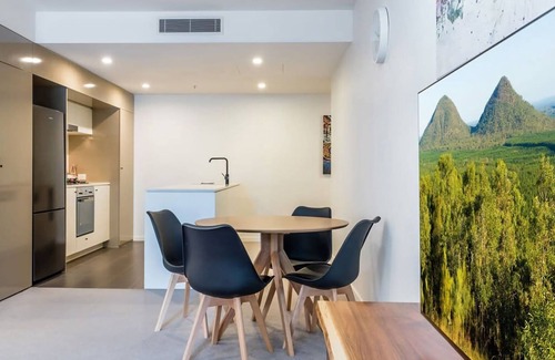 South Brisbane Apartment | Stylish Inner City Oasis w Pool Rooftop Terrace