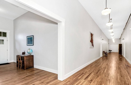 Mars Hill Apartment | Stylish modern comfort meets old-school charm in this gorgeos 1930s schoolhouse.