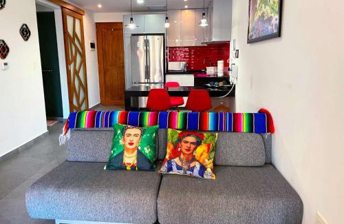 Luis Donaldo Colosio Apartment | Stylish studio on the 5th Ave of Playa del Carmen