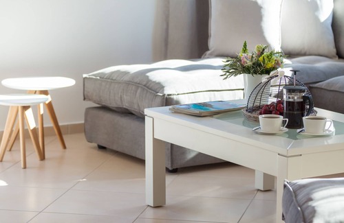 Agia Triada Villa | Stylish Villa with private pool, kids playground, ping pong table & BBQ area