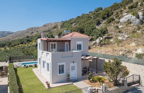 Agia Triada Villa | Stylish Villa with private pool, kids playground, ping pong table & BBQ area