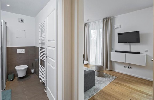 Leipziger Vorstadt Apartment | Stylishes Apartment für 4 mit Küche nahe Altstadt