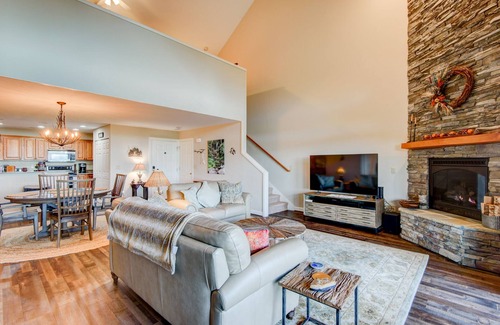 Sugar Mountain Condo | Sugar Sky - level entry condo with huge views, AC, gas fireplace