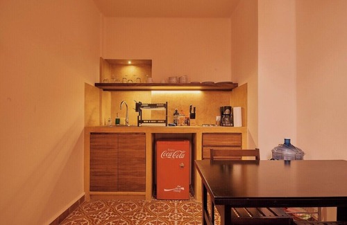 Ruta Independencia Apartment | Suite Amarillo Diseno ubicacion terraza y AC