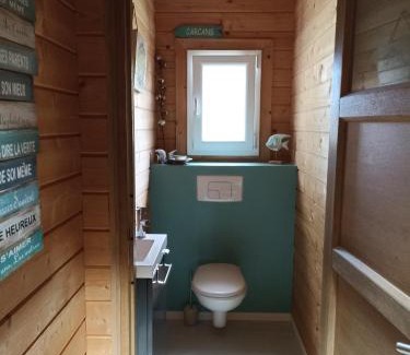Carcans House | Suite parentale dans maison en bois calme - frigo, vue jardin