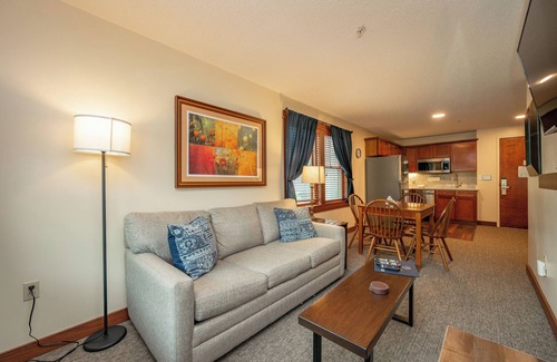 Thayerville Apartment | Suites at Silver Tree A126: King Bedroom Suite on 1st Floor with Free WIFI!