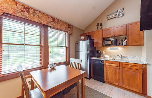 Thayerville Apartment | Suites at Silver Tree A314: Studio and Loft Suite with Free WIFI and Fireplace!