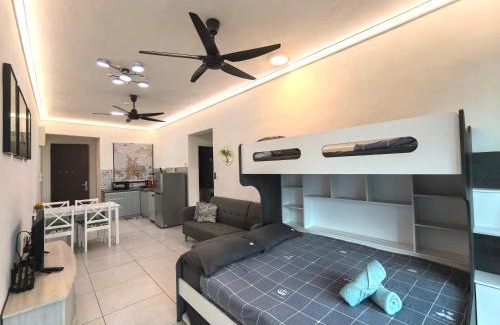 Central Seberang Perai Apartment | Summer Cozy Big Studio
