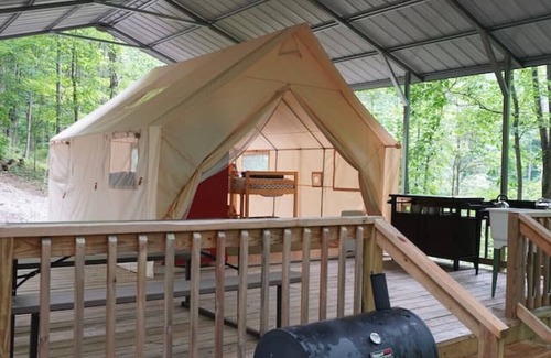 Sparta RV Rental | Summer Fun Family Glamping Tent