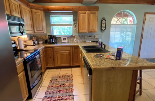 Eucha Cabin | Summer=LakeLife! Popular Grand Lake Dripping Springs cliffside lake view cabin