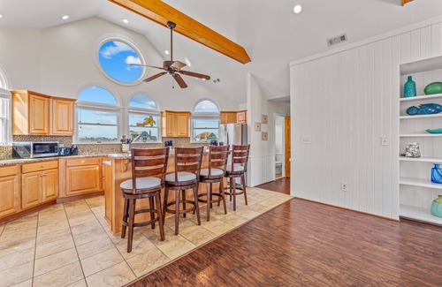 Waves House | SUMMER SAVINGS - Oceanfront with Pool, Hot Tub, Game Room, Cmty Pool and Tennis
