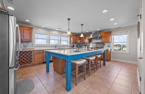 Waves House | SUMMER SAVINGS - Premier Semi-Oceanfront Dog Friendly w Pool, Hot Tub, Game Room