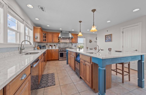 Waves House | SUMMER SAVINGS - Premier Semi-Oceanfront Dog Friendly w Pool, Hot Tub, Game Room