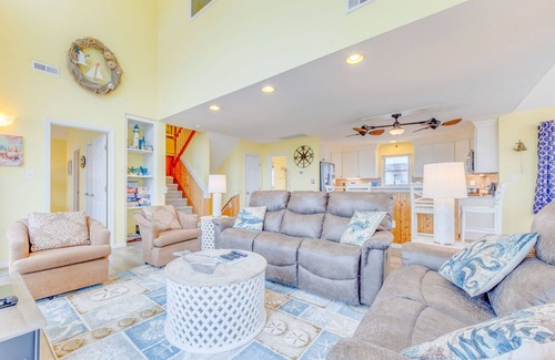 Wind Over Waves House | SUMMER SAVINGS - Semi-Oceanfront w/Private Pool, Tiki Bar, Hot Tub & Game Room