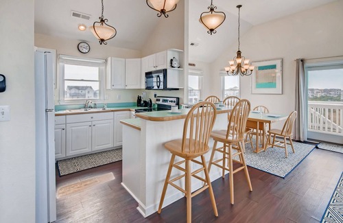 Wind Over Waves House | SUMMER SAVINGS Semi-Soundfront Dog Friendly w/Pool, Hot Tub, Game Rm, Boat Ramp