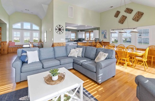 Wind Over Waves House | SUMMER SAVINGS - Soundfront Home w/Pool, Hot Tub, Elevator, Community Boat Ramp