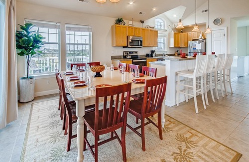 Wind Over Waves House | SUMMER SAVINGS - Soundside Dog Friendly Home w/Pool, Hot Tub, Putting Green