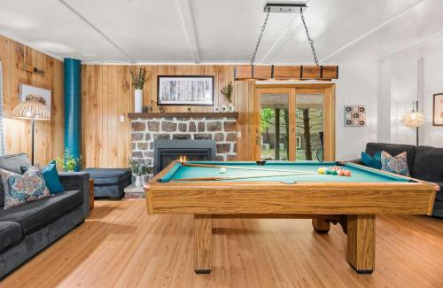 Lake Harmony Estates House | Summit Shores Tranquil Escape Designed for Groups w Fire Pit Game Room