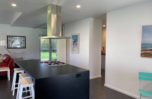 Waterhouse House | Sun on Sanders - Modern 2 br house close to main street. Pet Friendly Outside