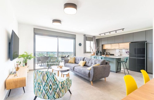 Nahariya Apartment | Sunlit Balcony & Coastal Charm