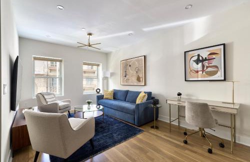 Hoboken Apartment | Sunny 2BR Loft Work Relax Minutes to NYC