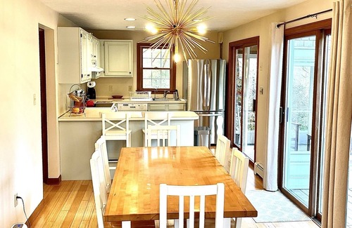 Lagoon Heights House | Sunny 3 bedroom cape with large deck, porch and kayaks. Pet friendly.