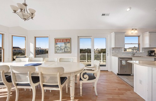 Whalehead Beach House | Sunny 8BR Dog Friendly | Pool | Hot Tub