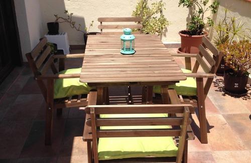 L'Hospitalet de Llobregat Condo | Sunny and quiet penthouse with large terrace. WIFI.