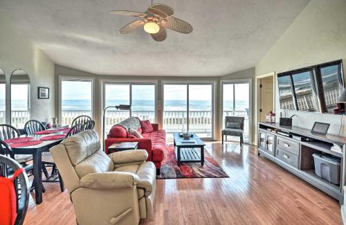 Flagler Beach House | Sunny Florida Home with Decks and View, Steps to Beach