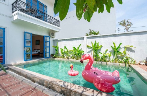 Cam Ha House | Sunny Flower 5BR Town House★Big POOL★Quiet Area