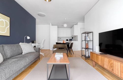 Vienna Apartment | Sunny Leopoldstadt 2BR w/Gym & Balcony, near U2, by Blueground