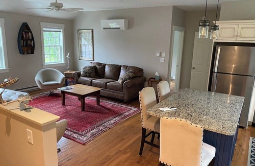 Kennebunk Apartment | Sunny, private apartment. Walk to Kennebunk Village. Close to beaches.