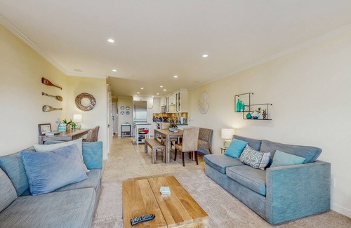 Rio del Mar Condo | Sunny & serene, two-story, oceanfront condo w/a shared, heated pool & free WiFi