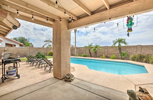 Yuma Cottage | Sunny Yuma Retreat w/Private Pool & Grill!