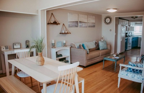 Salisbury Beach House | sunrise · Beachfront Bungalow: beachyard, close to boardwalk