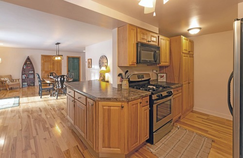 Three Lakes House | Sunrise Shores | Fun lakehome on Chain, dock, water toys, firepit, doggies ok