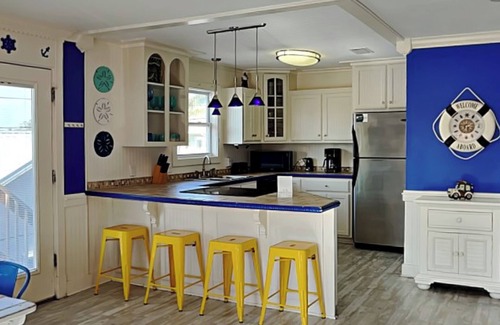 Crescent Beach House | Sunset | Coastal Home, Close to Beach, Fire Pit, Corn Hole + Outdoor Shower