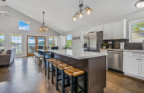Rocky Mount House | Sunset Lodge! - Waterfront House with Private Dock!