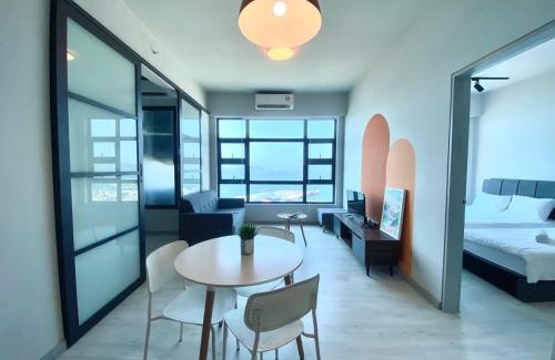 Downtown Kota Kinabalu Apartment | SUNSHINE SEAVIEW JESSLTON quay 亚庇桂都行旅