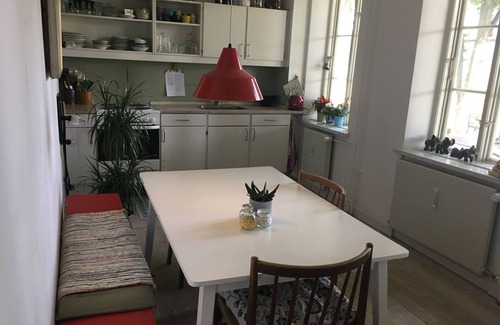 Osterbro Apartment | Super family friendly area, park nearby with great playgrounds and common pool.