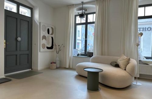 Pirna Apartment | Super zentral mit Parkplatz, Fenster verspiegelt