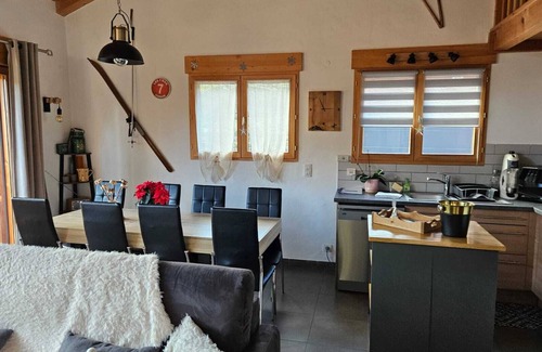 Sallanches Ski Chalet | SUPERB LUXURY HALF CHALET 120M² 8 People in SALLANCHES.