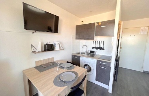 Le Barcares Apartment | Superb studio direct access to the beach 2LAMP36