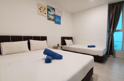 Kampung Sembulan Baru Apartment | Superb Summer Garden Theme 夏天花坊主题 Sutera Avenue 3 Bedroom