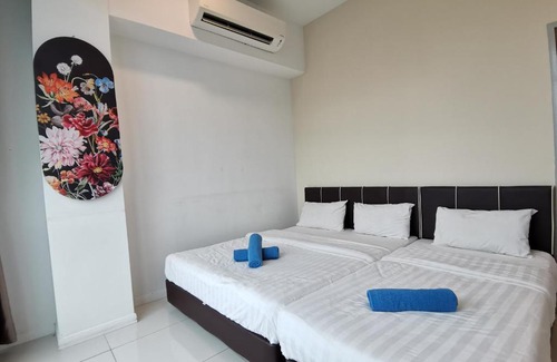 Kampung Sembulan Baru Apartment | Superb Summer Garden Theme 夏天花坊主题 Sutera Avenue 3 Bedroom