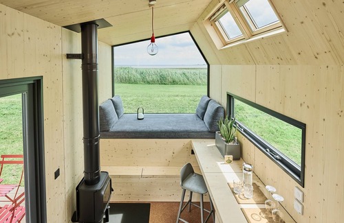 Wangerland House | Sustainable & climate-neutral accommodation in the Green Tiny House Pioneer with sea view